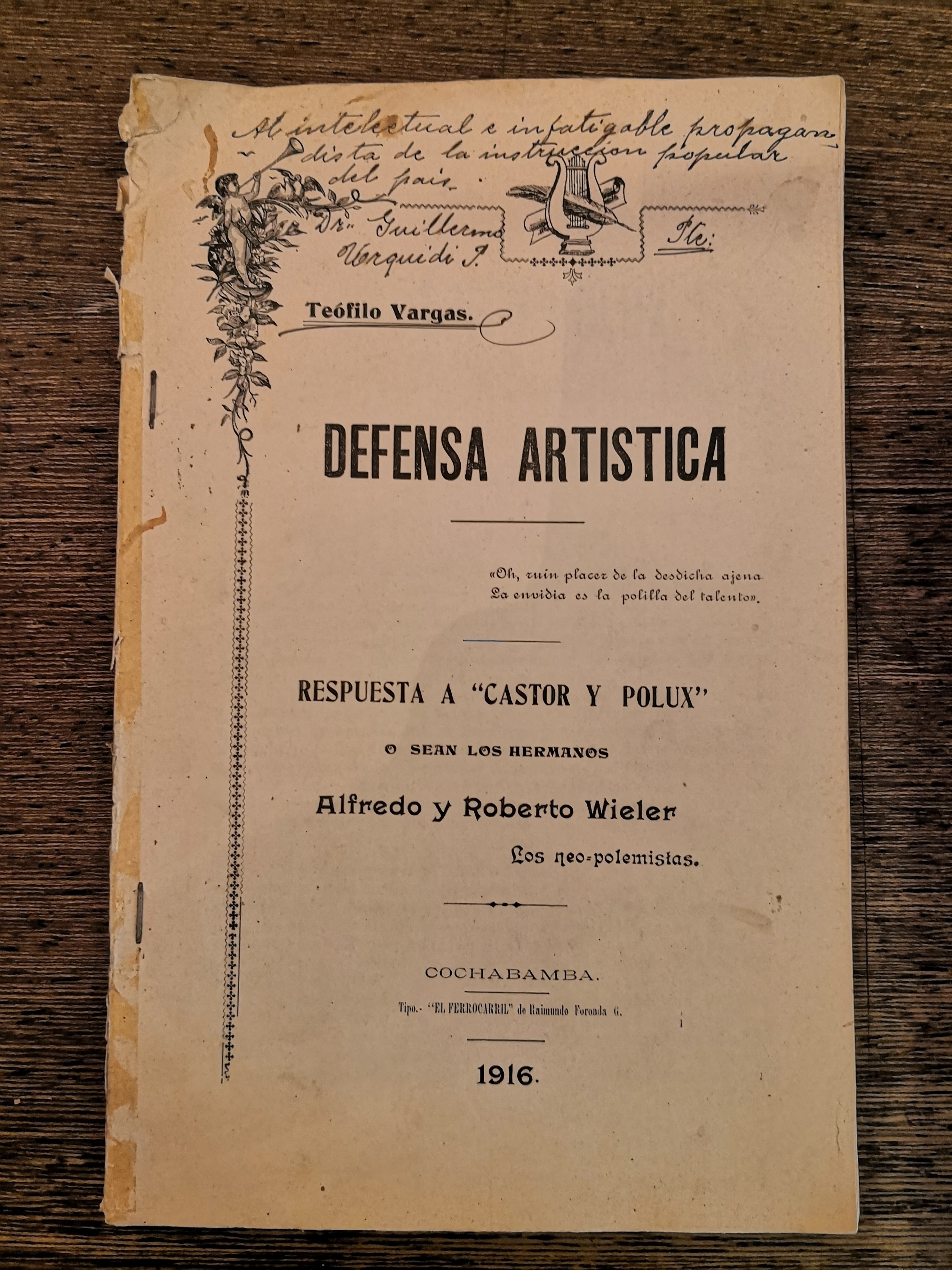 Librer A Anticuaria Atenea Defensa Art Stica Vargas Te Filo