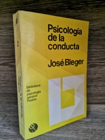 Psicología de la conducta BLEGER, JOSÉ - Paidos