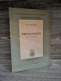 Proslogión SAN ANSELMO - Universidad de La Plata