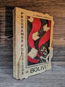 Programas políticos de Bolivia CORNEJO, ALBERTO - Imprenta Universitaria