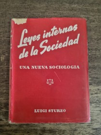 Leyes internas de la sociedad STURZO, LUIGI - Difusión