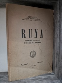 Runa. Archivo para las ciencias del hombre AA. VV. - UBA