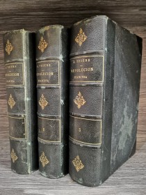 Revolución Francesa (3 tomos) THIERS, ADOLPHE - Librería de Ch. Bouret