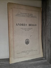 Andrés Bello. Estudios reunidos BELLO, ANDRÉS - La Plata (1966)