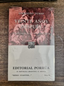 Veinte años después DUMAS, ALEJANDRO - Porrúa