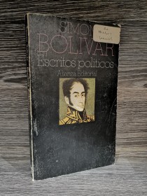 Escritos políticos BOLIVAR, SIMÓN - Alianza