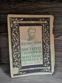 Doctrinas filosóficas - Reflexiones morales DEMÓCRITO - Ercilla