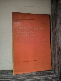 Proceso de constitución de la filosofía GARCÍA VENTURINI, JORGE - Univ. Nac. de Córdoba