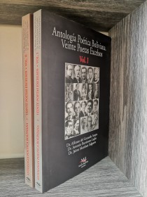 Antología poética boliviana. 20 poetas excelsos (2 tomos) - Nuevo Milenio
