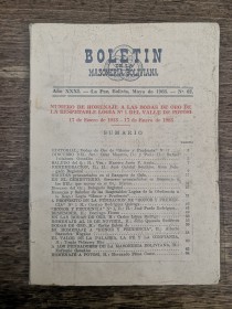 Boletín de la masonería boliviana. Año XXXI La Paz (1963)