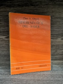 Hermenéutica del saber GHIRARDI, OLSEN - Gredos