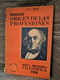 Origen de las profesiones SPENCER, HERBERT - Tor