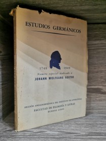 Goethe. Estudios germánicos AA. VV. - Facultad de Filosofía y Letras Bs. As.