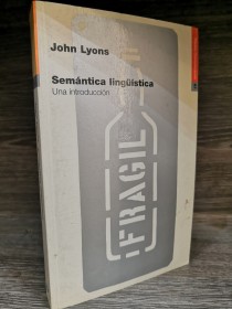 Semántica lingüística LYONS, JOHN - Paidos