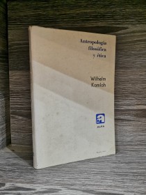 Antropología filosófica y ética KAMLAH, WILHELM - Alfa