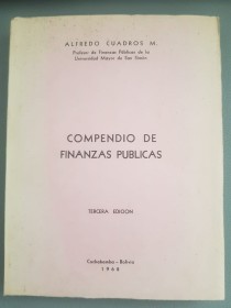 Compendio de Finanzas Públicas (1968) - Cuadros, Alfredo - Editorial Universitaria