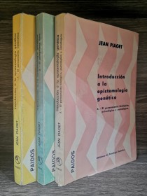 Introducción a la epistemología genética (3 tomos) PIAGET, JEAN - Paidos