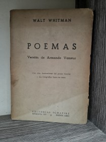 Poemas WHITMAN, WALT - Schapire