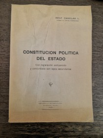 Constitución política del Estado CANELAS, RENÉ - Imprenta Universitaria 