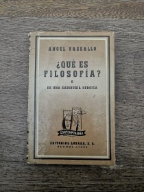 Qué es filosofía? VASSALLO, ÁNGEL - Losada