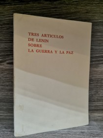Tres artículos de Lenin sobre la guerra y la paz LENIN - Lenguas extranjeras