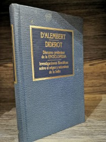 Discursos preliminar de la enciclopedia - Investigaciones filosóficas D'ALEMBERT - DIDEROT - Hyspamé