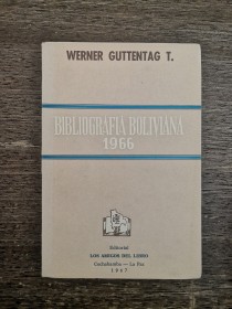 Bibliografía boliviana GUTTENTAG, WERNER (1966)