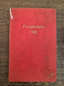 Prontuario de procedimiento civil CANEDO, JOSÉ RAFAEL - Cochabamba (1912)