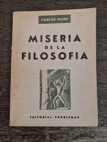 Miseria de la filosofía MARX, KARL - Problemas