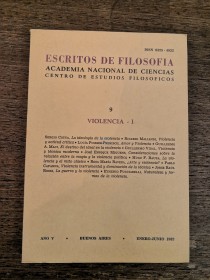 Violencia - Escritos de filosofía de la Academia Nacional de Ciencias