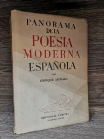 Panorama de la poesía moderna española AZCOAGA, ENRIQUE - Periplo