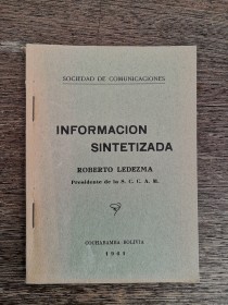 Información sintetizada LEDEZMA, ROBERTO - Cochabamba (1961)