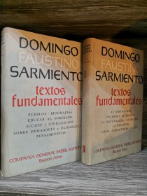 Textos fundamentales (2 tomos) SARMIENTO, DOMINGO FAUSTINO - Compañía General Fabril Editora
