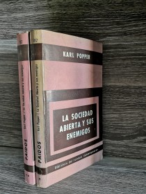 La sociedad abierta y sus enemigos (2 tomos) POPPER, KARL - Paidós