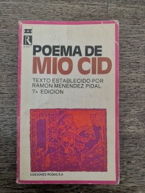 Poema del Mío Cid ANÓNIMO - Rodas