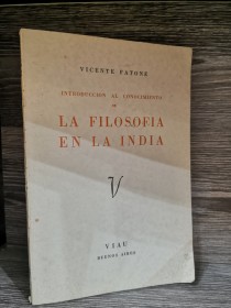 La filosofía en la India FATONE, VICENTE - Viau