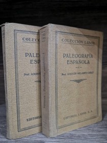 Paleografía española (2 tomos) MILLARES CARLO, AGUSTÍN - Labor