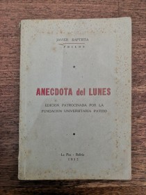 Anécdota del lunes BAPTISTA, JAVIER - La Paz (1952)