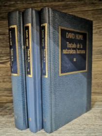 Tratado de la naturaleza humana (3 tomos) HUME, DAVID - Hyspamérica