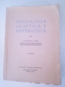 Sociología (Genética y sistemática) 2° - Caso, Antonio - Cultura