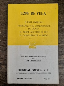 Obras varias LOPE DE VEGA - Porrúa