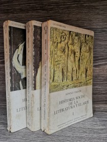 Historia social de la literatura y el arte (3 tomos) HAUSER, ARNOLD - Guadarrama