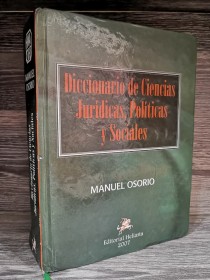 Diccionario de ciencias jurídicas, políticas y sociales OSORIO, MANUEL - Heliasta