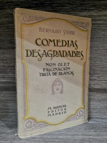 Comedias desagradables SHAW, BERNARD - Aguilar