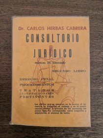 Consultorio jurídico. Manual del abogado HERBAS CABRERA, CARLOS - Edit. Canelas