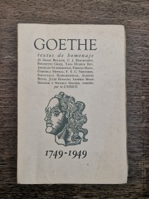 Goethe, textos de homenaje AA. VV. - UNESCO