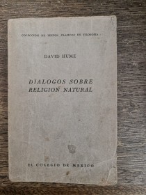 Diálogos sobre religión natural HUME, DAVID - El Colegio de México