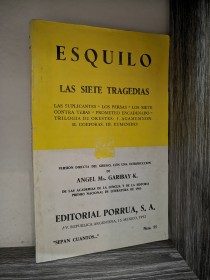 Las siete tragedias ESQUILO - Porrua