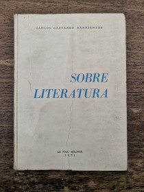 Sobre literatura CASTAÑÓN BARRIENTOS, CARLOS - La Paz (1971)