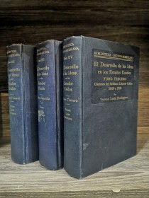 El desarrollo de las ideas en los Estados Unidos (3 tomos) PARRINGTON, VERNON LOUIS - Biblioteca Int